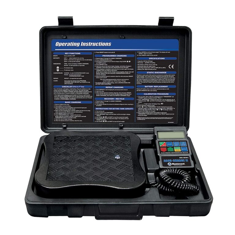 Mastercool 98210-A Electronic Refrigerant Scale, Black