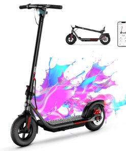 SISIGAD Electric Scooter Adults,8.5" Tires/10 Tires,Peak 500W Motor,Top Speed 19/22Mph,Long Range,Folding E-Scooter with Dual Suspension and Braking System,Smart Control
