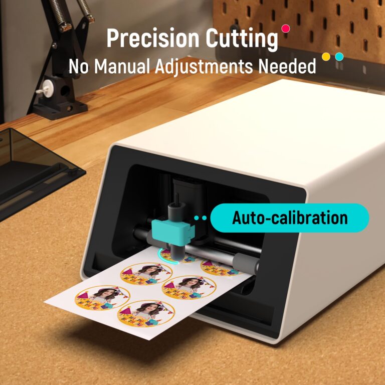 Liene PixCut S1 Photo Sticker Printer Creator Pack - All-in-One Sticker Maker Machine for DIY Crafts, Custom Labels & Gifts, Thermal Dye-Sublimation, 300 DPI Prints, Precise AI Auto-Cutting - Image 6