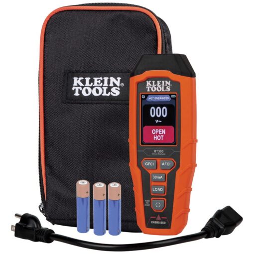 Klein Tools Circuit Analyzer RT390 with LCD and Breaker Finder ET310 for Wiring Faults and GFCI Testing - Image 7