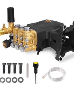 YAMATIC Horizontal Triplex Plunger Pressure Washer Pump 1" Shaft 4300 PSI 4.2 GPM, Replacement for Simpson AAA 90034, 90039,90038, Honda GX340, GX390, GX270 for Industrial Gas Powered Washers