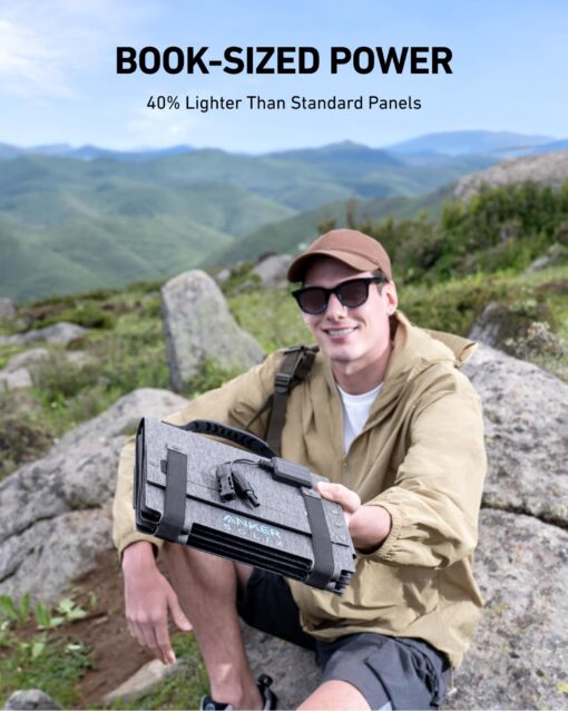 Anker SOLIX C200 DC Power Bank Station (60,000mAh) and 60W Solar Panel, 192Wh Portable Power Station, LiFePO4 Battery, 200W Solar Generator, for Outdoor, Camping, Traveling, and Emergencies - Image 4