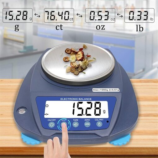 Digital Electronic Scales Display Multifunctional Food Calculation Weight Shop Market High Precision Home(1000g/0.01g) - Image 5