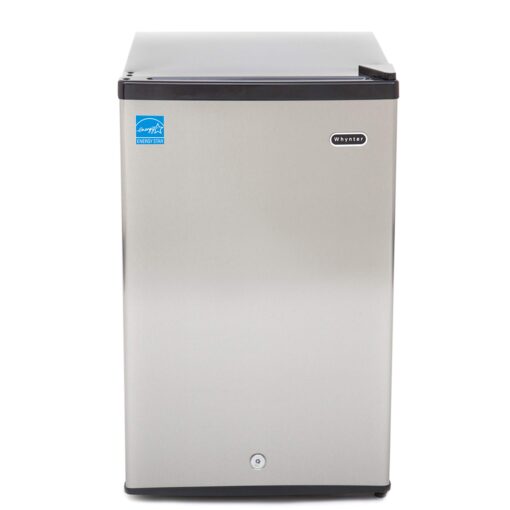Whynter CUF-301SS Upright Freezer, 3 Cubic Feet, Stainless Steel