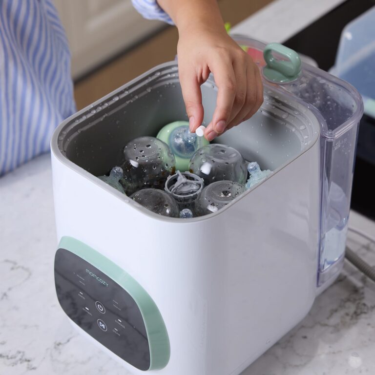Momcozy KleanPal Pro Baby Bottle Washer & Momcozy Official Washing Block for Momcozy KleanPal Pro Baby Bottle Washer, 120 Tablets - Image 5