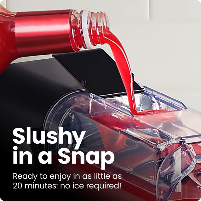 Iceman Slush-Ease 48 oz. Slushie Machine, Frozen Drink Maker & Slushy Machine with 5 Presets + Custom Option, Easy-Dispensing Lever for Frozen Margaritas, Frappes, and Slushies - Black - Image 3