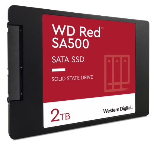 Western Digital 2TB WD Red SA500 NAS 3D NAND Internal SSD Solid State Drive - SATA III 6 Gb/s, 2.5"/7mm, Up to 560 MB/s - WDS200T2R0A - Image 2