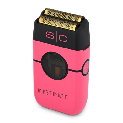 StyleCraft Instinct Metal Cordless Double Foil Shaver with IN2 Vector Motor Intuitive Torque Control, USB-C Rechargeable (Pink) - Image 5