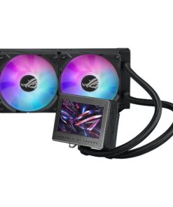 ASUS ROG Ryujin III 240 ARGB All-in-one Liquid CPU Cooler with 240mm Radiator. Asetek 8th gen Pump, 2X Magnetic 120mm ARGB Fans (Daisy Chain Design), 3.5” LCD Display,BLACK