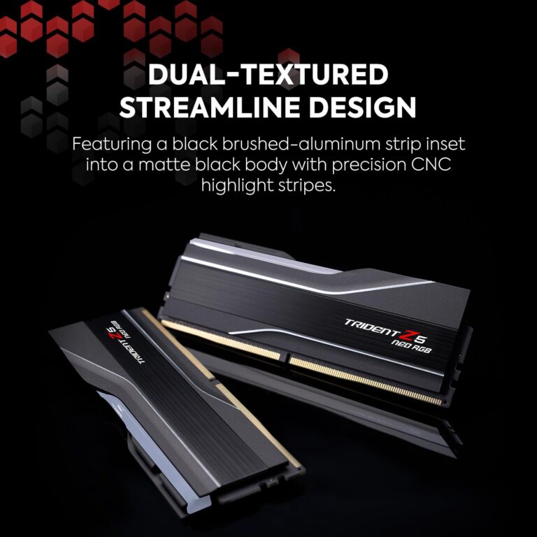G.SKILL Trident Z5 Neo RGB Series (AMD Expo & Intel XMP 3.0) DDR5 RAM 64GB (2x32GB) 6000MT/s CL36-36-36-96 1.35V Desktop Computer Memory U-DIMM - Matte Black (F5-6000J3636F32GX2-TZ5NR) - Image 4