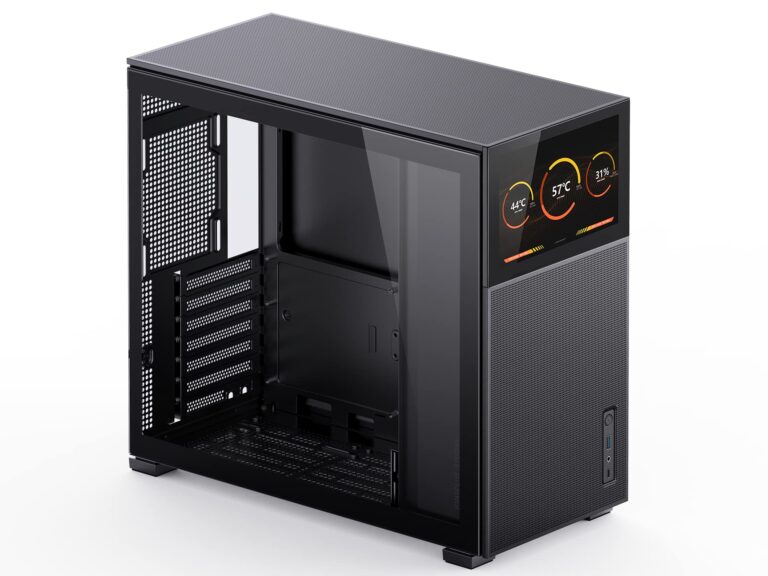 JONSBO D41 MESH SC Black ATX Computer Case with Screen, ATX PC Case Mid Tower/Support RTX 4090(335-400mm) GPU 360/280AIO,Power A-TX/SFX: 100mm-220mm Multiple Tool-Free Design,Black - Image 7