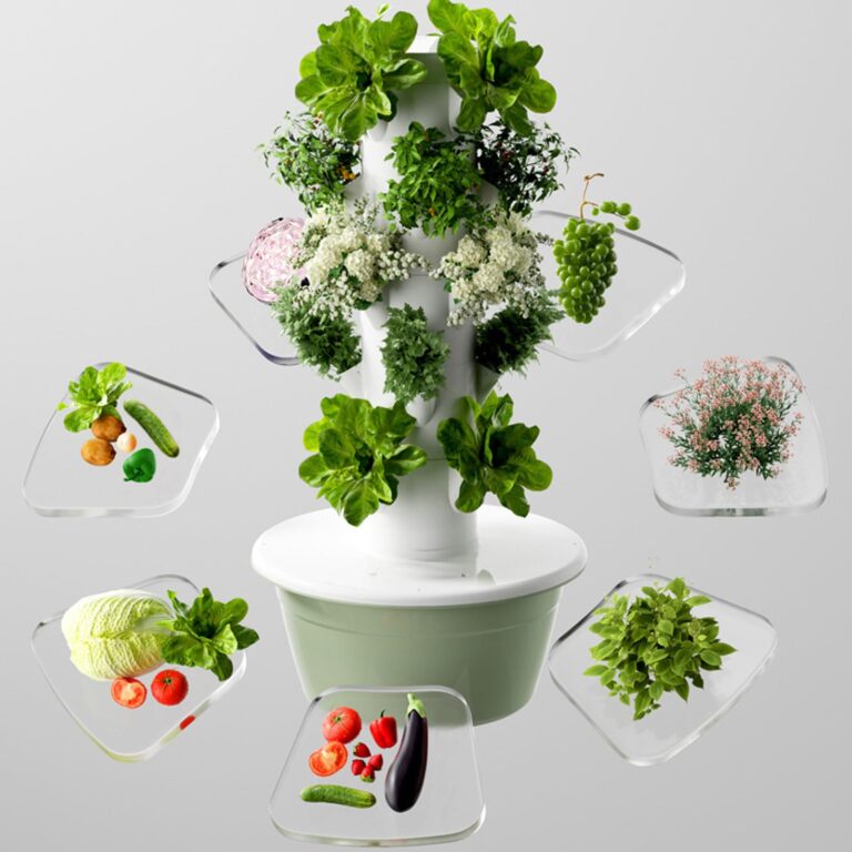 Hydroponics Growing System Kit Tower, Hydroponic Vertical Garden, Outdoor Indoor Smart hydroponic Vegetable System, Hydroponic Germination Kit for Gardening Lover,5Layer - Image 3