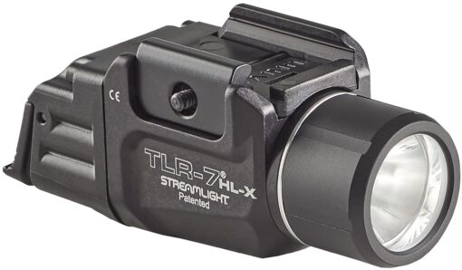 Streamlight 69458 TLR-7 HL-X USB 1000-Lumen Rechargeable Rail Mounted Weapon Light, Includes Interchangeable High and Low Switches, Black - Image 4