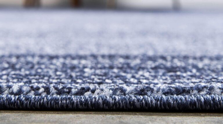 Unique Loom Del Mar Collection Area Rug - Abigail (10' x 13' Rectangle, Navy Blue/ Blue) - Image 7