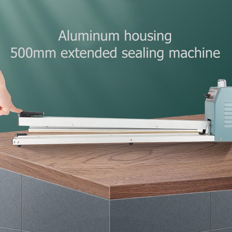 oiakus Kitchen Vacuum Sealer, 3 X 500 Mm Vacuum Sealer Bag Packing Machine, Food Vacuum Sealer Machine, Adjustable Temperature, Impulse Sealer for PP and PE Plastic Bag Sealer - Image 5