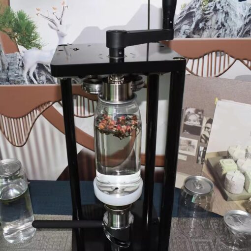 Vituord Tin Can Seamer Machine, Jars Press Sealing Hand Tool, Height Adjustable, with Fixed Base, for Jars with a Height of 30-170mm, Diameter 55 Mm/2.2 Inch - Image 5