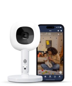 Nanit Pro Smart Baby Monitor & Flex Stand - 1080p Wi-Fi Video Camera, Sensor-Free Sleep & Breathing Motion Tracker, 2-Way Audio, Sound/Motion/Cry Notifications, Night Vision, and Breathing Band