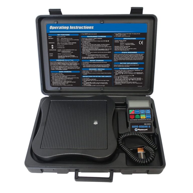 Mastercool 98210-A Electronic Refrigerant Scale, Black - Image 2