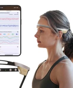 Flowtime: Biosensing Meditation Headband - Brain Tracker for Neurofeedback Training at Home - Heart Rate, Breath, HRV, Stress, Flow, Alpha, Theta, Beta, Gamma Wave Breakdowns