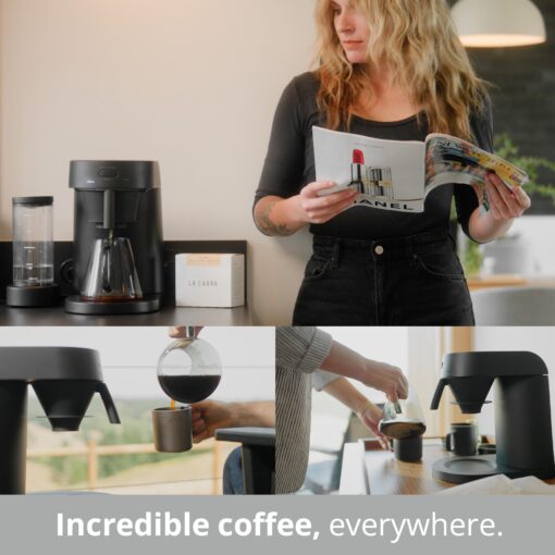Ratio Four Coffee Machine - Coffee Maker with Removable Water Tank - Drip Coffee Maker with 4 Minute Brew Time - 5-20 Ounce Single-Serve Coffee Maker - 11.5”H x 7.5”W - Image 3