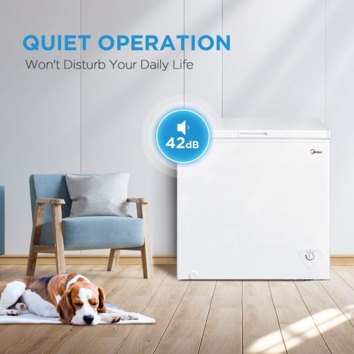 Midea MRC070S0AWW Chest Freezer, 7.0 Cubic Feet, White - Image 4