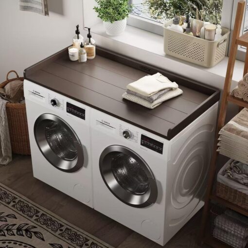 ClimbHope Washer Dryer Countertop HDPE No Installation - Washer and Dryer Topper Covers for The Top Laundry Room Organization and Storage Waterproof - Image 2