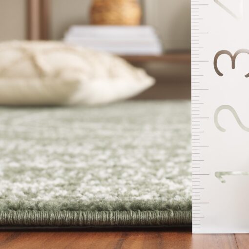 SAFAVIEH Adirondack Collection Area Rug - 9' x 12', Dark Green & Ivory, Transitional Design, Stain Resistant, Ideal for High Traffic Areas in Living Room, Bedroom & Dining Room (ADR108Y-9) - Image 3