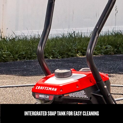 CRAFTSMAN Electric Pressure Washer, Cold Water, 1900 -PSI, 1.2-GPM, Corded (CMEPW1900) - Image 8