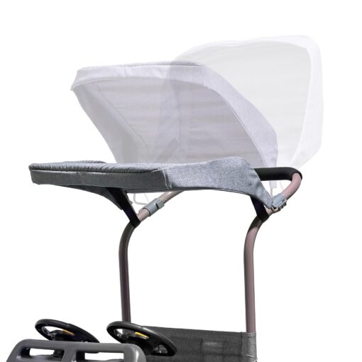 Step2 Side-by-Side Push Around SUV, Kids Push Car, 2 Seats, Stroller Substitute, Includes Seat Belts & Horns, Made of Durable Plastic, Max Weight 100 lbs., for Toddlers 1.5-5 Years Old, Gray - Image 3