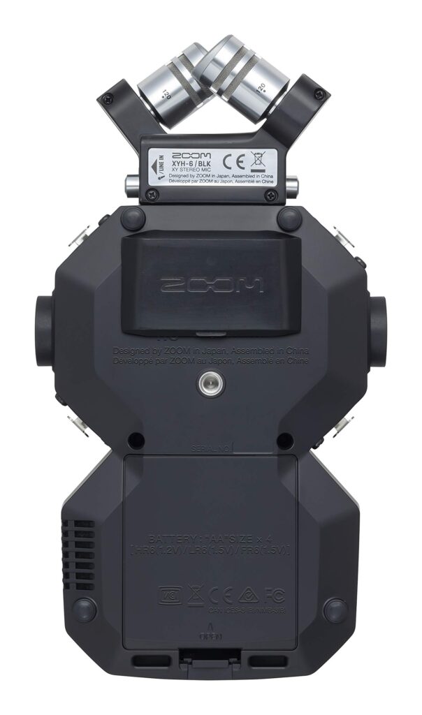 Zoom H8 12-Track Portable Recorder, Stereo Microphones, 6 Inputs, Touchscreen Interface, USB Audio Interface, Battery Powered, for Stereo/Multitrack Audio for Video, Podcasting, and Music - Image 8