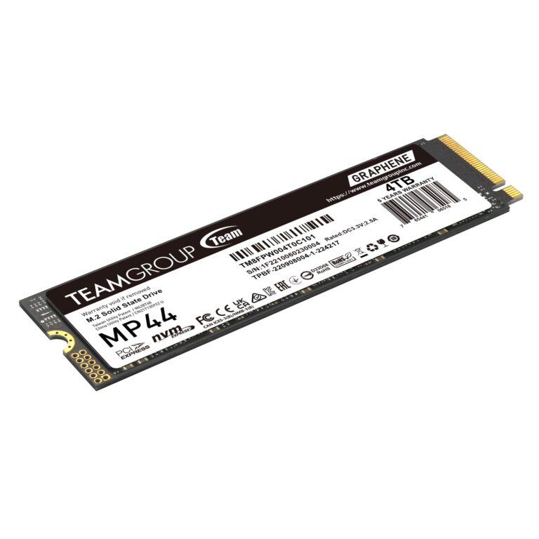 TEAMGROUP MP44 4TB SLC Cache Gen4x4 M.2 2280 PCIe 4.0 with NVMe Laptop & Desktop SSD Solid State Drive R/W Speed up to 7400 / 6900MB/s TM8FPW004T0C101 - Image 5