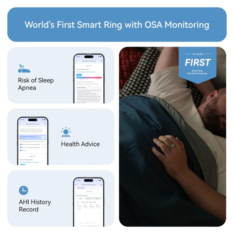 RingConn Gen 2, World’s First Smart Ring with Sleep Apnea Monitoring, No APP Subscription, 12-Day Battery Life, Stress/Heart Rate/Women's Health Tracker, Android & iOS Compatible (Silver, Size 10) - Image 6