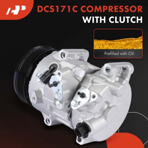 A-Premium Air Conditioner AC Compressor with Clutch Compatible with Toyota Camry 2.5L 2012-2017, RAV4 2.5L 2009-2012 - Image 8