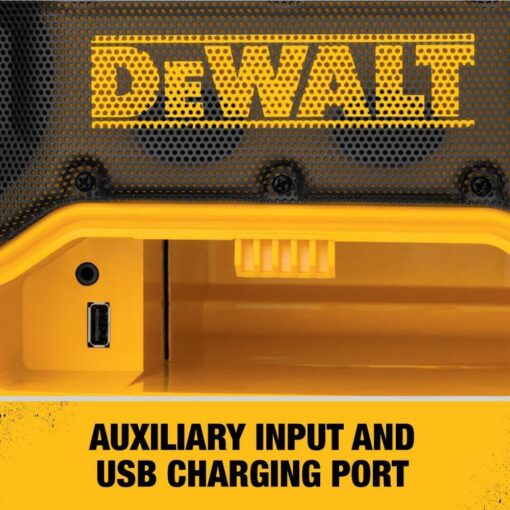 DEWALT 20V MAX Bluetooth Radio, 100 ft Range, Portable for Jobsites (DCR025) - Image 6