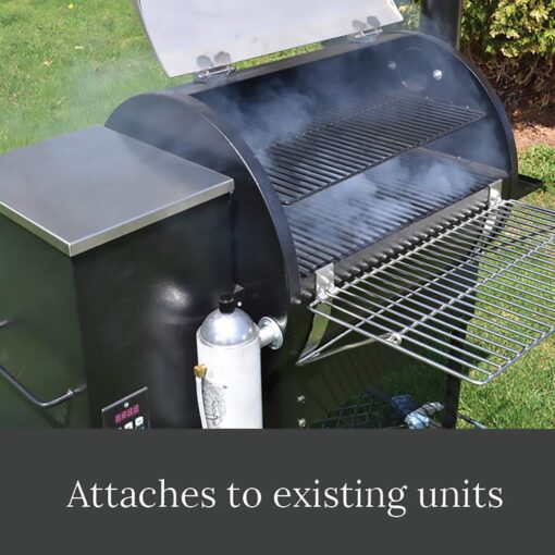 Smoke Daddy Big Kahuna Hot or Cold Smoke Generator | Works with Any Outside BBQ Grill | Electric Smoker Pellet Accessory | Add Your Favorite Blend of Wood Chunks or Chips to Customize Flavor Profile - Image 8