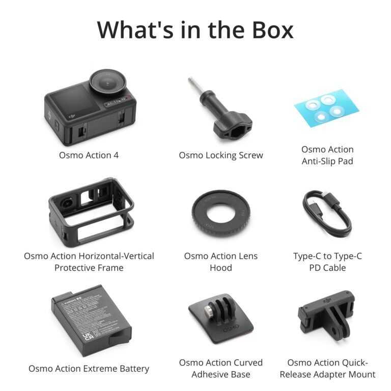 DJI Osmo Action 4 Standard Combo, 4K/120fps Waterproof Action Camera with a 1/1.3-Inch Sensor, Stunning Low-Light Imaging,10-bit & D-Log M Color Performance, Long-Lasting 160 Mins, Outdoor Camera - Image 3