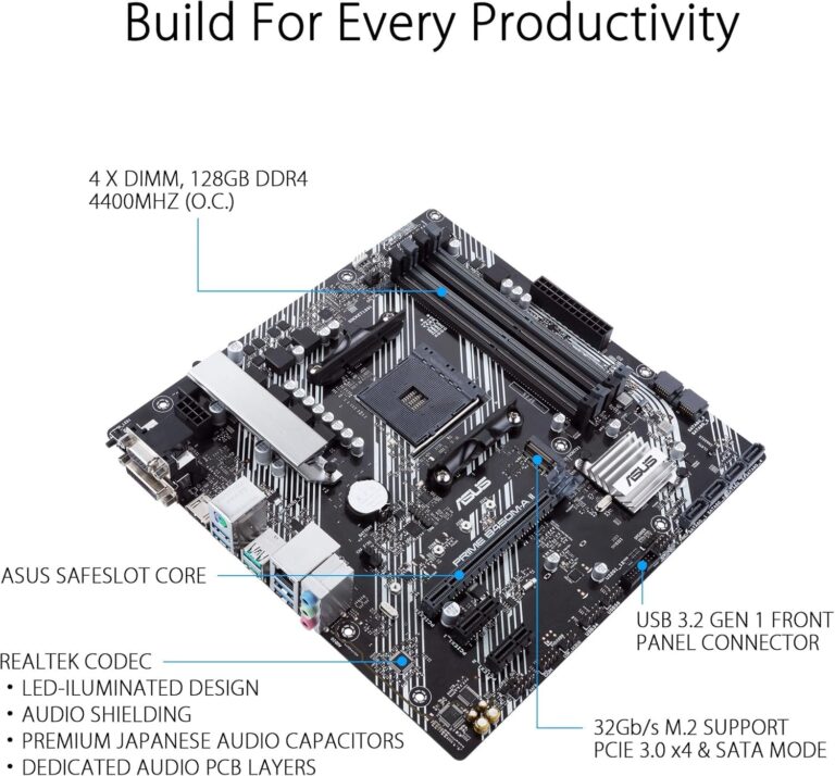 MICRO CENTER AMD Ryzen 5 5600 Desktop Processor with ASUS Prime B450M-A II AMD AM4 Micro ATX Motherboard - Image 5