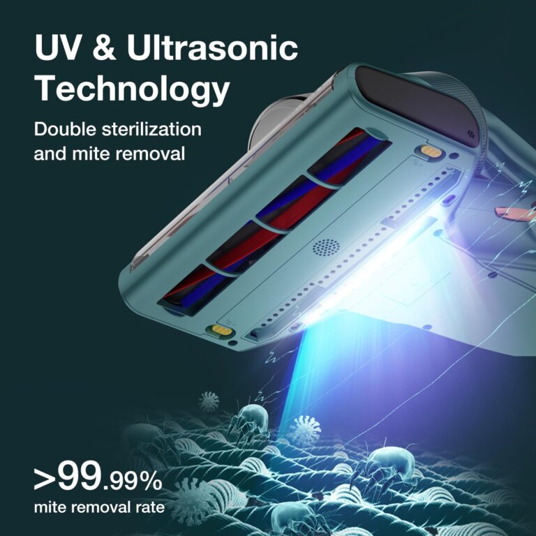 Jimmy Mattress Vacuum Cleaner, Bed Vacuum Cleaner with UV-C & Ultrasonic & 5s Quick Heating, 16Kpa Suction 480W Handheld Vacuums for Dust & Pet Hair with HEPA(BX7 Pro, Corded) - Image 7