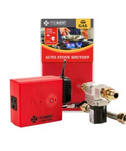 FireAvert-Gas Stove Auto Shut-Off Device (1/2" Pipe Line), Oven Monitoring Solution for Senior Citizen and Elderly Parents, As Seen on Shark Tank
