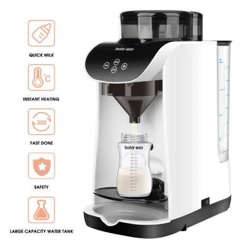 BabyEXO Formula Milk Dispenser, Automatic Electric Formula Mixer Warmer, Milking Machine for Baby - Easily Make Bottle with Automatic Powder Blending - Image 9