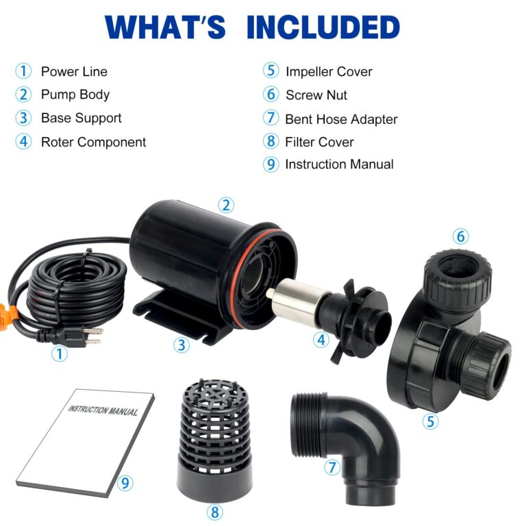 OYO WATER 3000GPH Pond Pumps Submersible Outdoor Inline Pump Pond High Head Water Pump for Garden Waterfall Fountain Water Circulation Pump for Koi Fish Pond - Image 2