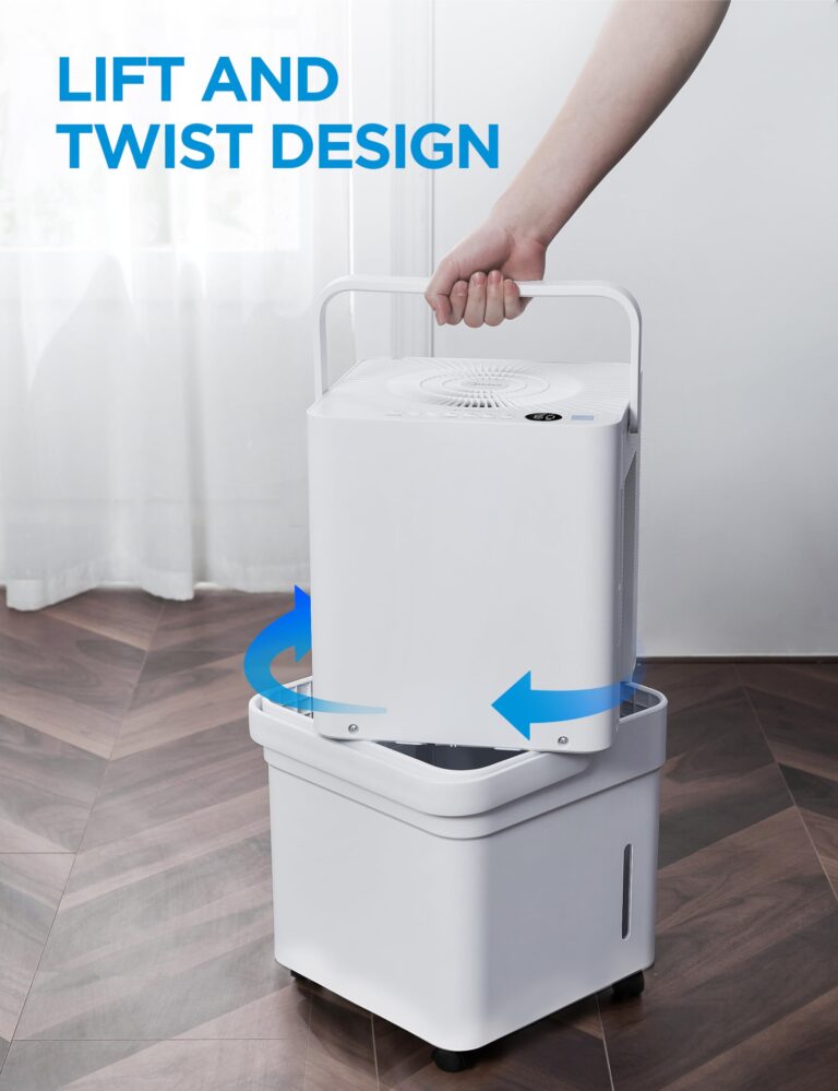 Midea Cube 20 Pint Dehumidifier for Basement, Up to 1,500 Sq. Ft. dehumidifier with drain hose, ENERGY STAR Certificated, Smart Control, Compatible with Alexa, White - Image 4
