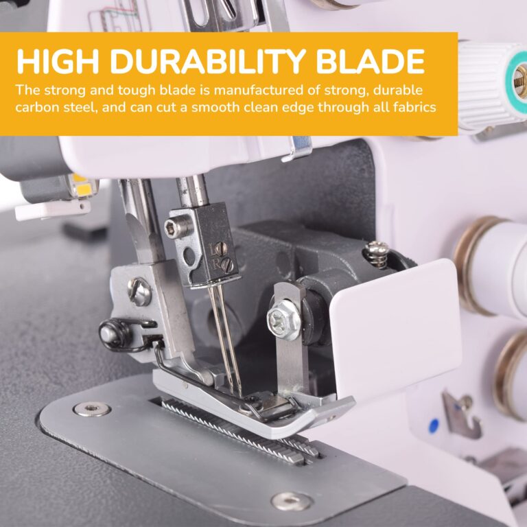 Lumina Sienna Serger Sewing Machine - Industrial Grade Sergers & Overlock Machines with Durable Metal Frame, 3-4 Serger Thread Capability - Overlocker Sewing Machine for Heavy Duty Fabric - Image 6