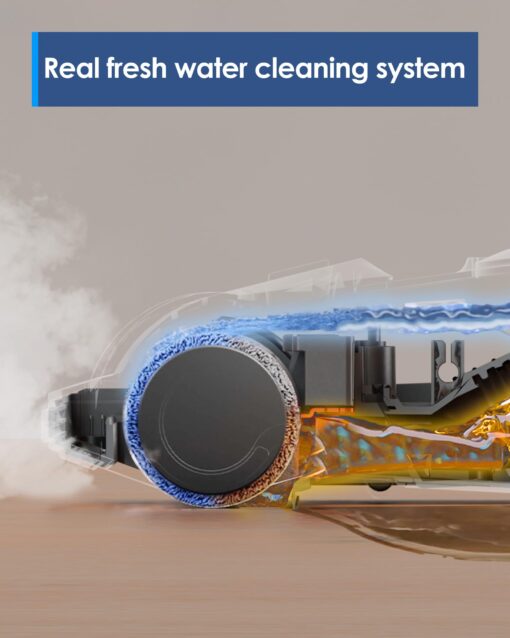 Tineco iFLOOR 5 Steam Corded Wet Dry Vacuum All-in-one, Steam Mop Hardwood Floor Cleaner Great for Sticky Messes, 248℉ High-temp Steam, Self-cleaning with steam - Image 6