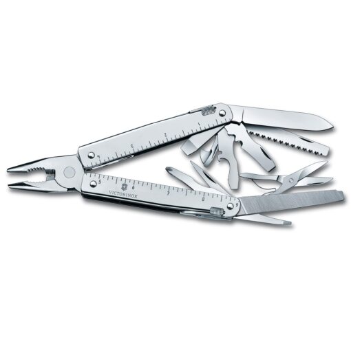 Victorinox Swiss Tool X Plus Ratchet Swiss Army Knife, 35 Function Swiss Made Multi-Tool with Needle-nose pliers, Wire Cutter, Crate Opener and Large Blade - Silver - Image 9
