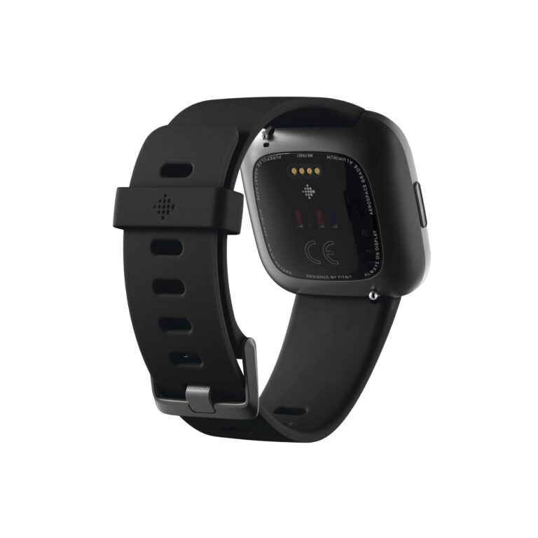 Fitbit Versa 2 Health and Fitness Smartwatch with Heart Rate, Music, Alexa Built-In, Sleep and Swim Tracking, Black/Carbon, One Size (S and L Bands Included) - Image 9