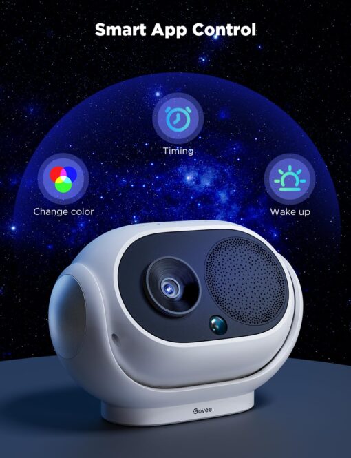Govee Star Projector, Star Light with 8 Replaceable Discs, 38 Scene Modes, Bluetooth Speaker and 21 White Noises, Relaxing Light for Bedroom, Ceiling - Image 2