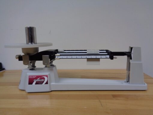 Ohaus - 80000012 Specialty Mechanical Triple Beam Balance, with Stainless Steel Plate, 610g Capacity, 0.1g Readability - Image 2