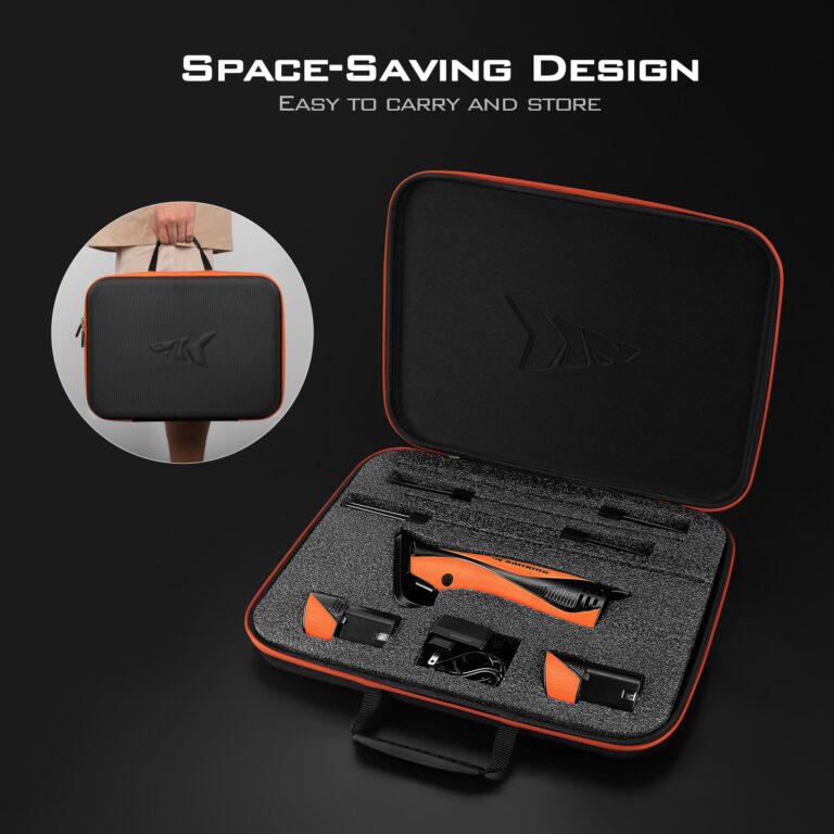 KastKing Speed Demon Pro Lithium-ion Electric Fillet Knife - Cordless Rechargeable Fishing Knife with 4 Blades, High Torque Motor with Extended Battery Life, Ergonomic Handle and Custom Carry Case - Image 3