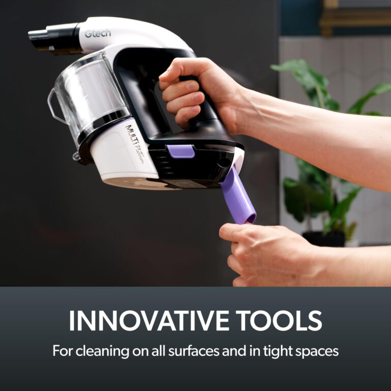 Gtech Multi Platinum Cordless Handheld Vacuum Cleaner - Portable Vacuum Cleaner for Car, Home, and More - Reinforced with Lightweight Aluminum - Rechargeable - 30 Mins Runtime - Image 5